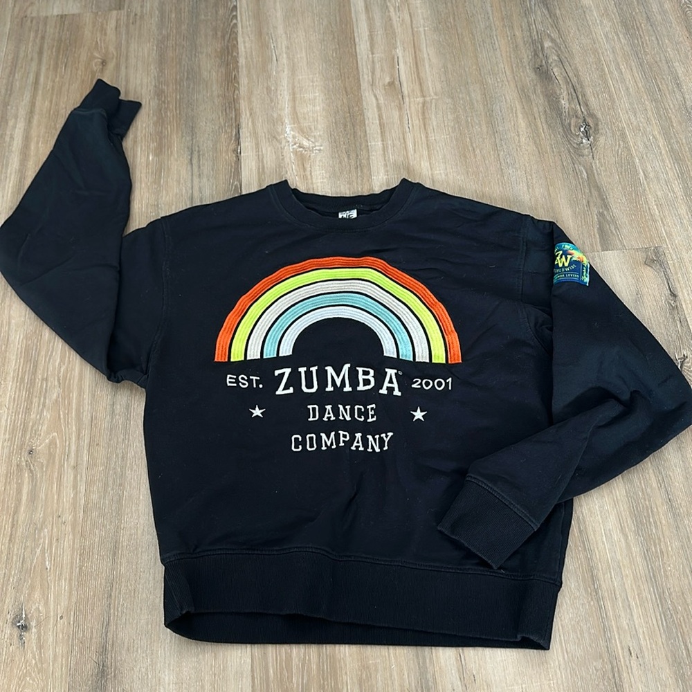 Zumba rainbow Sweatshirt size M